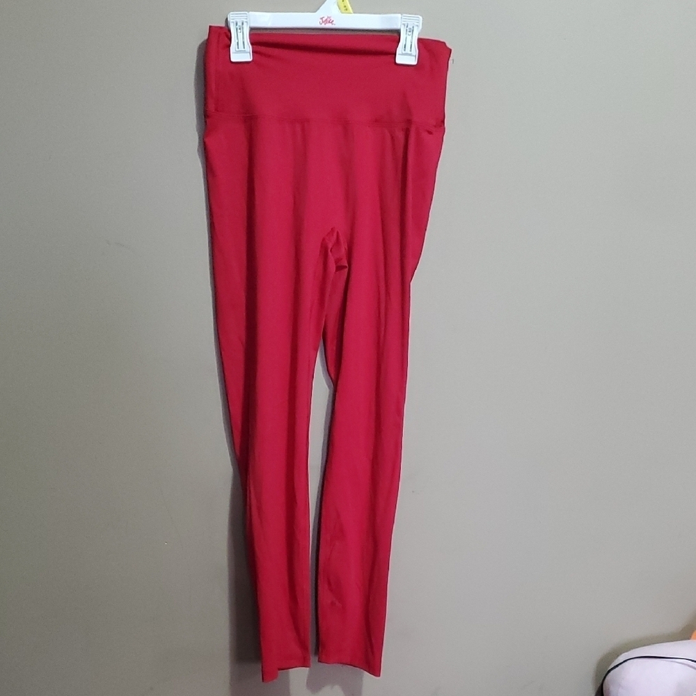 Lululemon Red High-Waisted Leggings Size 8